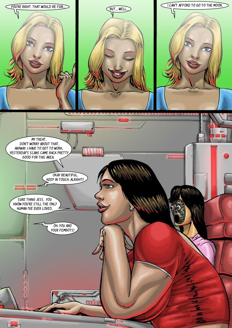 Sexdroids in Space page 6
