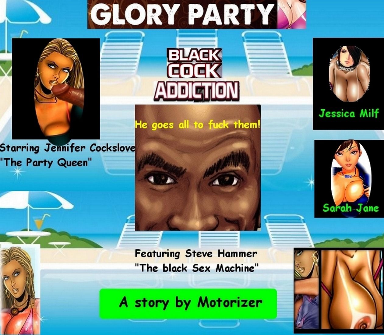 Glory Party - Interracial Sex page 2