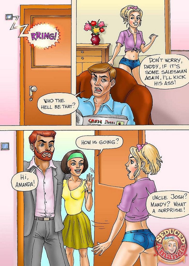Incest Porn Comics-Grandpa and Granddaughter page 1