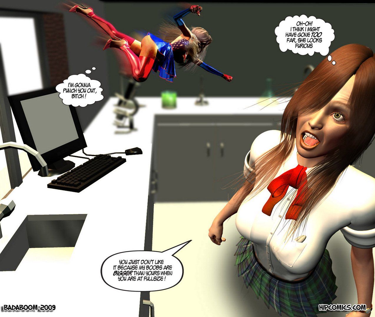 3D Comics-The case of shrinking Superbgirl-03 page 12