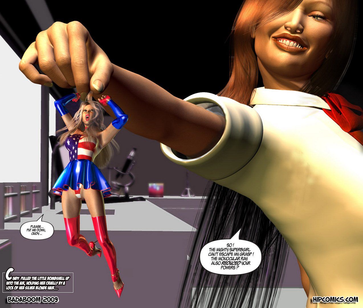 3D Comics-The case of shrinking Superbgirl-03 page 3