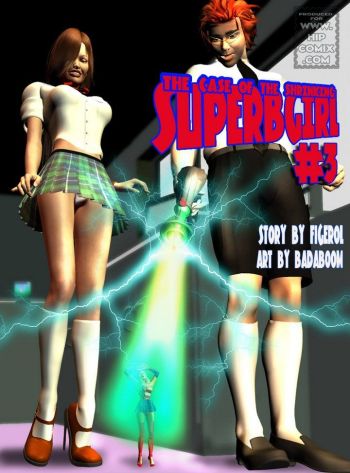 3D Comics-The case of shrinking Superbgirl-03 cover