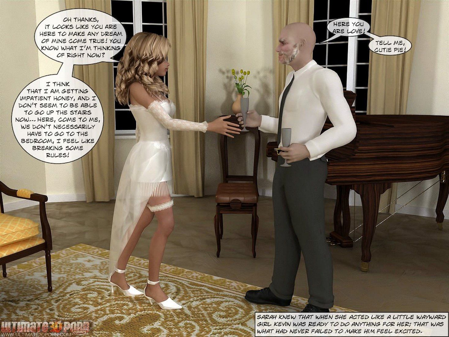 3D Porn Comics-Wedding Night Surprise page 7