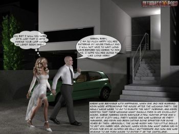 3D Porn Comics-Wedding Night Surprise cover