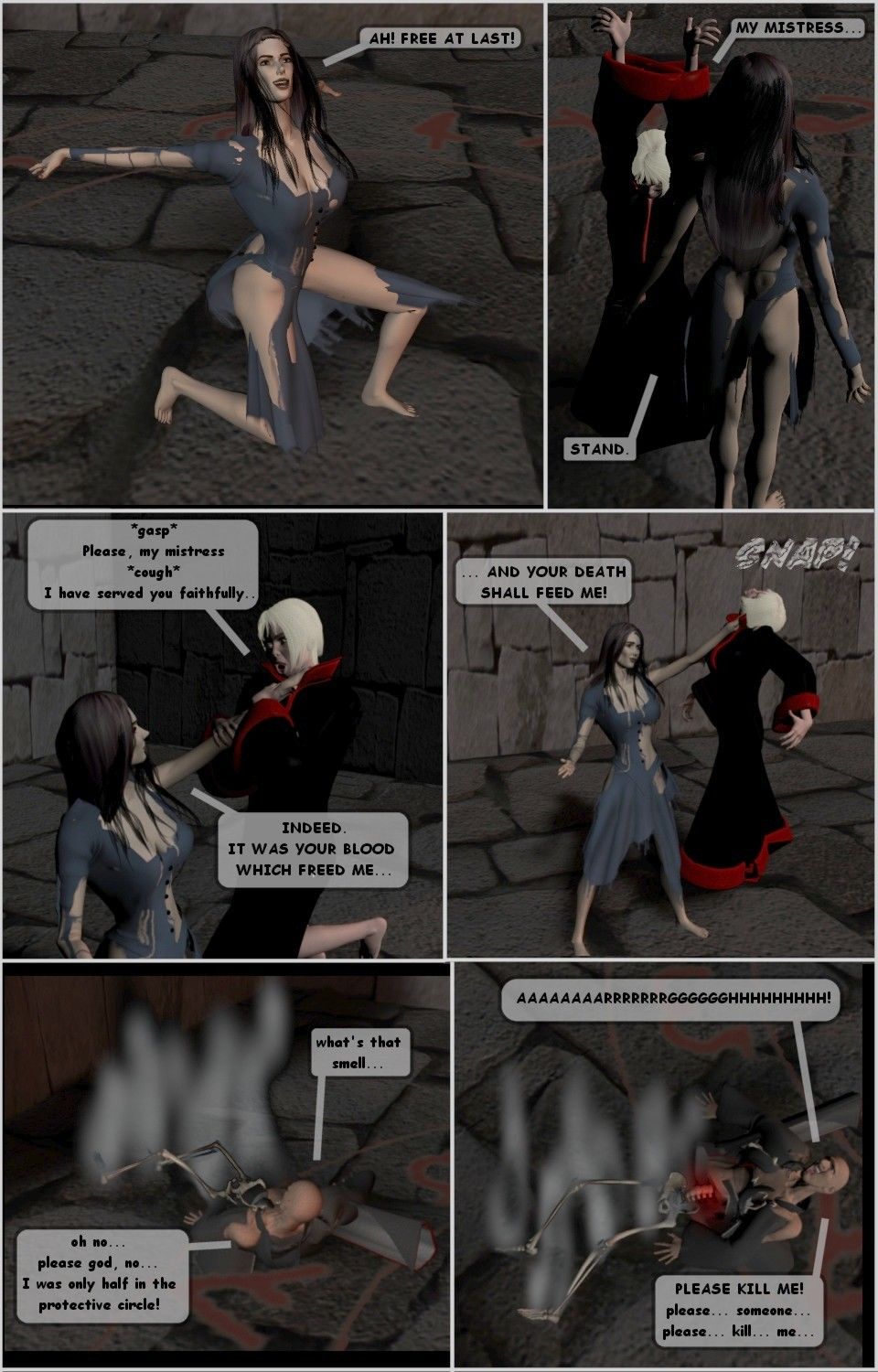 Cat fight Central-Sacrifice page 10
