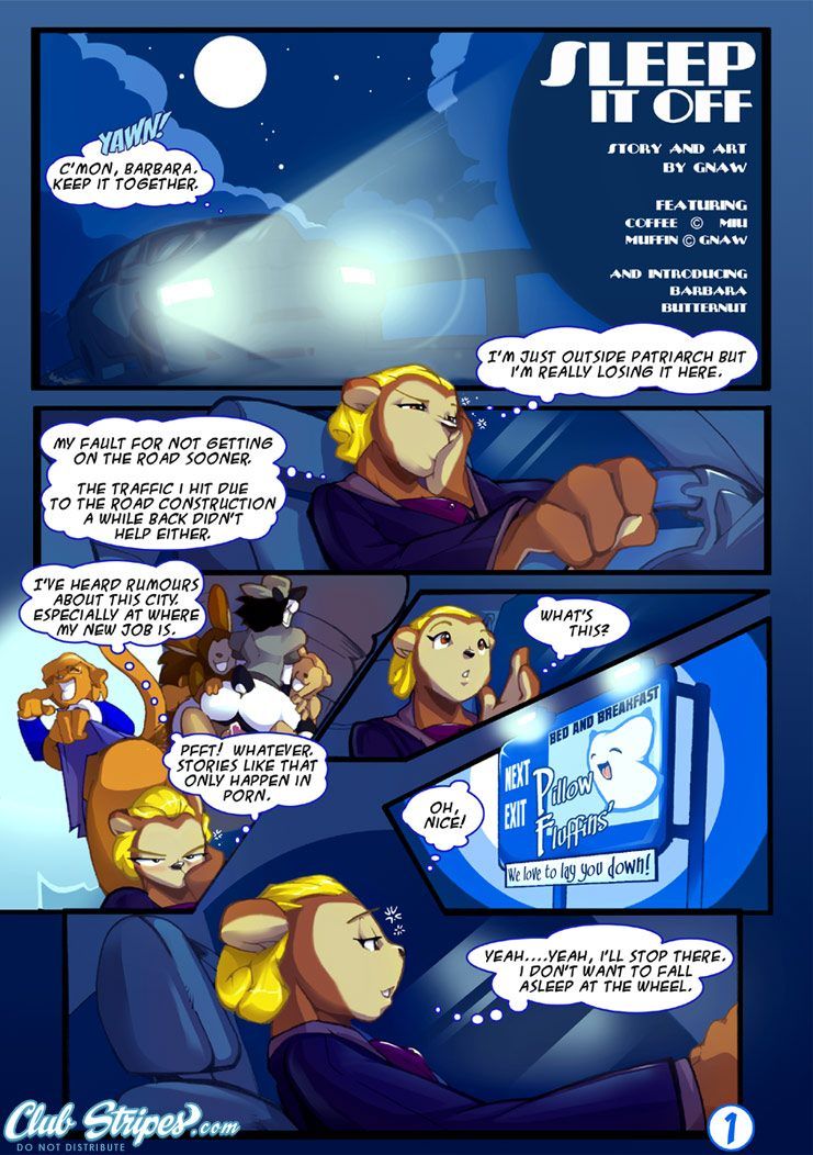 Sleep it Off Part 1 2 page 1