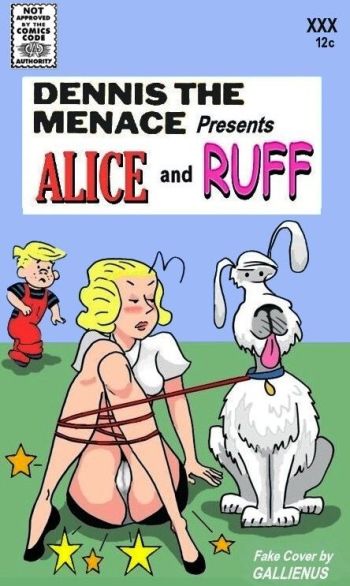 Dennis the menace presents alice and ruff cover