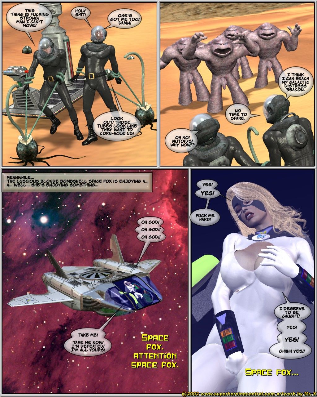 3D Adventures Sex-In The Grip of the Mutoids page 3
