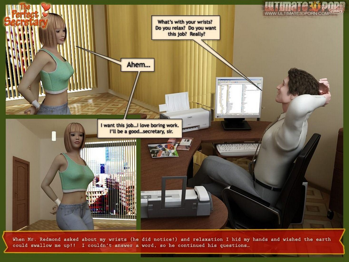 Ultimate 3D Porn Comics-The Perfect Secretary page 8