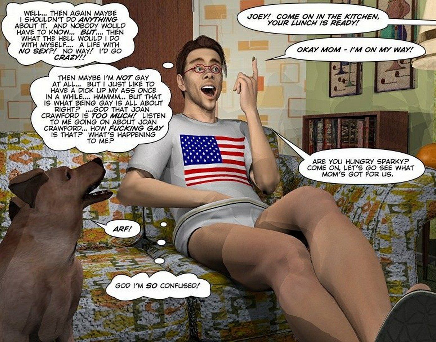 Gay 3D Porn Comics-CumingOut page 3