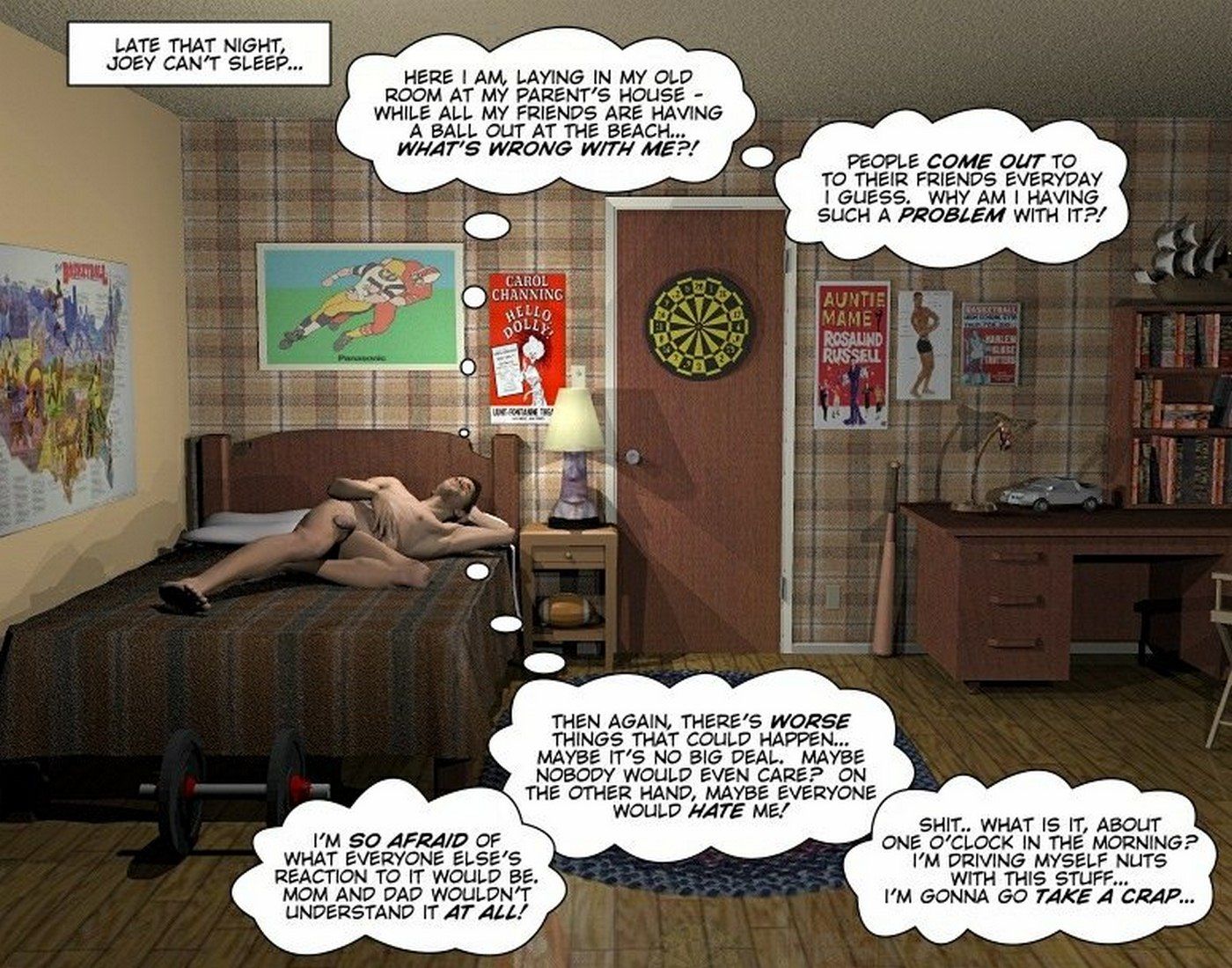 Gay 3D Porn Comics-CumingOut page 30