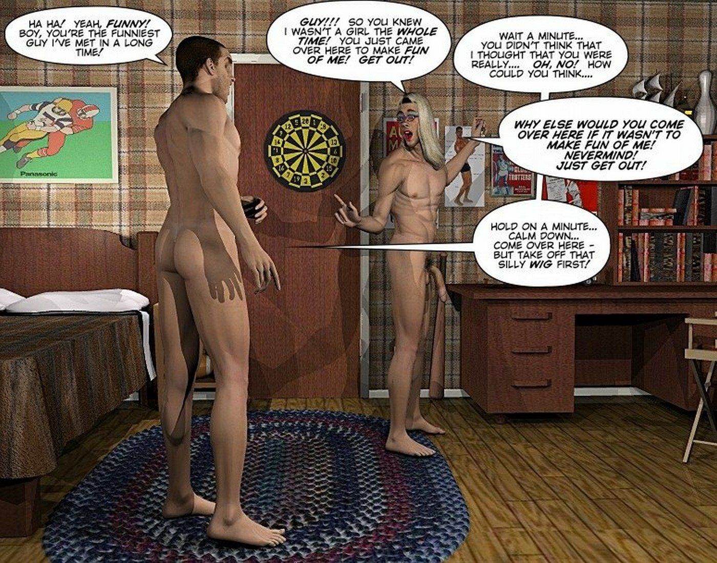 Gay 3D Porn Comics-CumingOut page 45