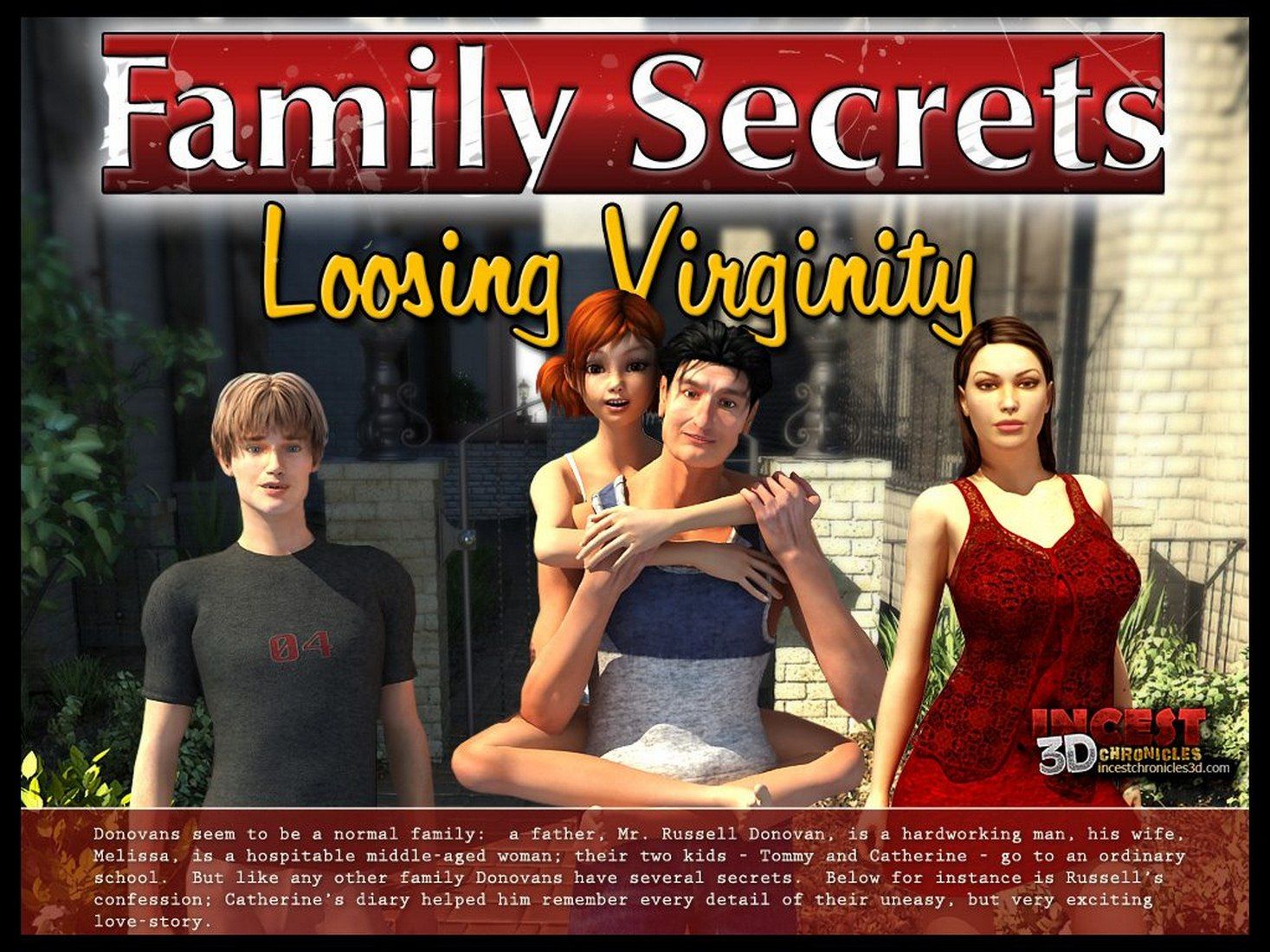 3D Sex Comics-Family Secrets-Loosing Veginity page 1