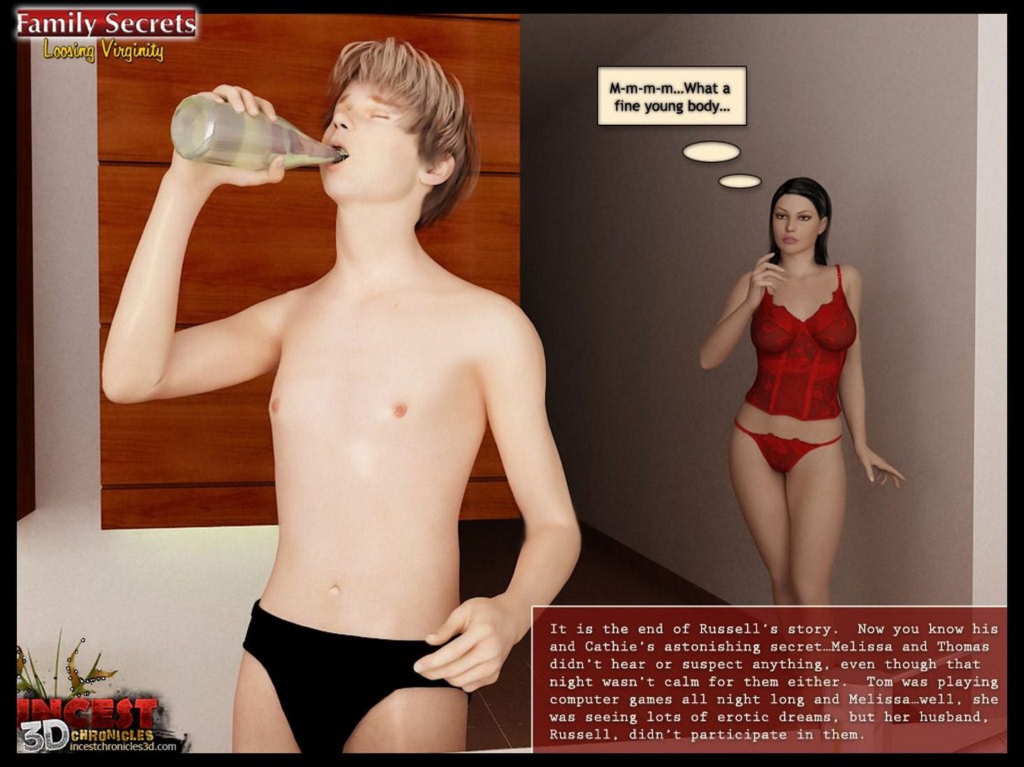 3D Sex Comics-Family Secrets-Loosing Veginity page 69