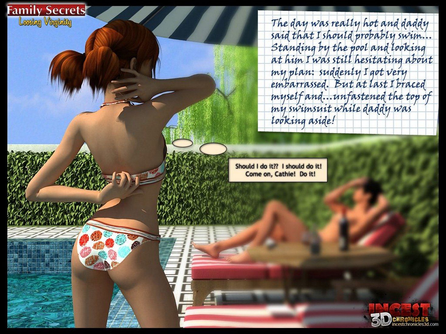 3D Sex Comics-Family Secrets-Loosing Veginity page 9