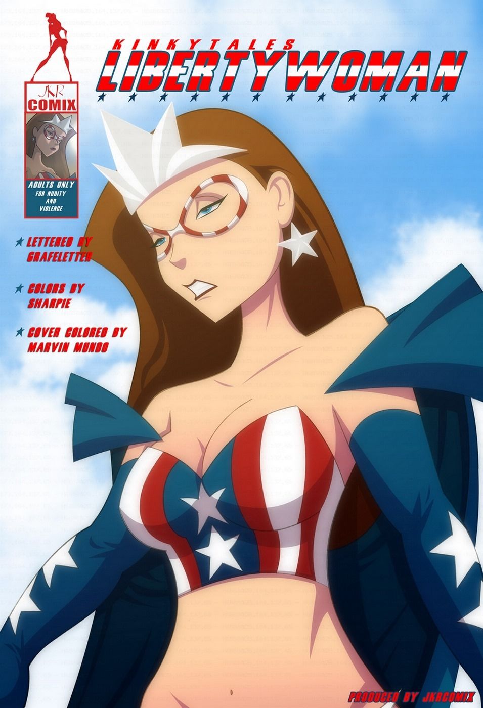 JKR Adult Comix-Liberty Woman page 1