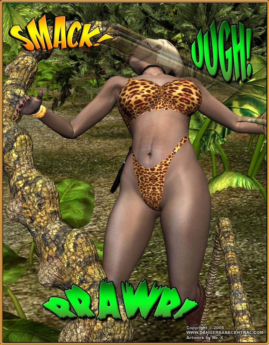 Jungle Babe and Wild Girl vs White Slavers-3D page 24