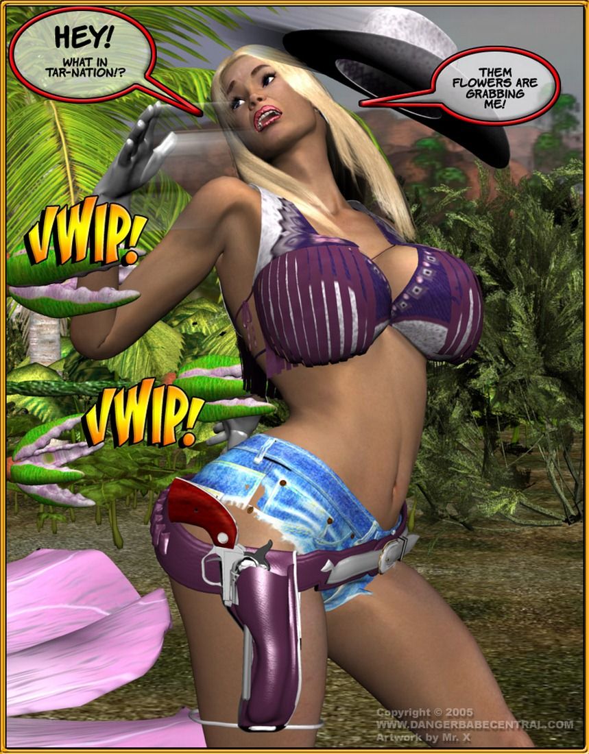 Jungle Babe and Wild Girl vs White Slavers-3D page 6