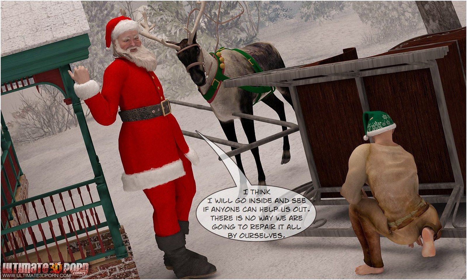 3D-How Santa Celebrated Christmas page 6