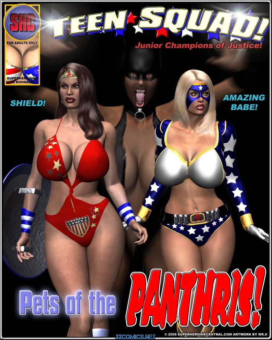 Shield & Amazing Babe in Pets of the Panthris! page 1