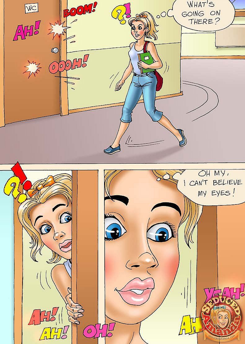 Seduced Amanda College Punishment Page 1 - Free Porn Comics