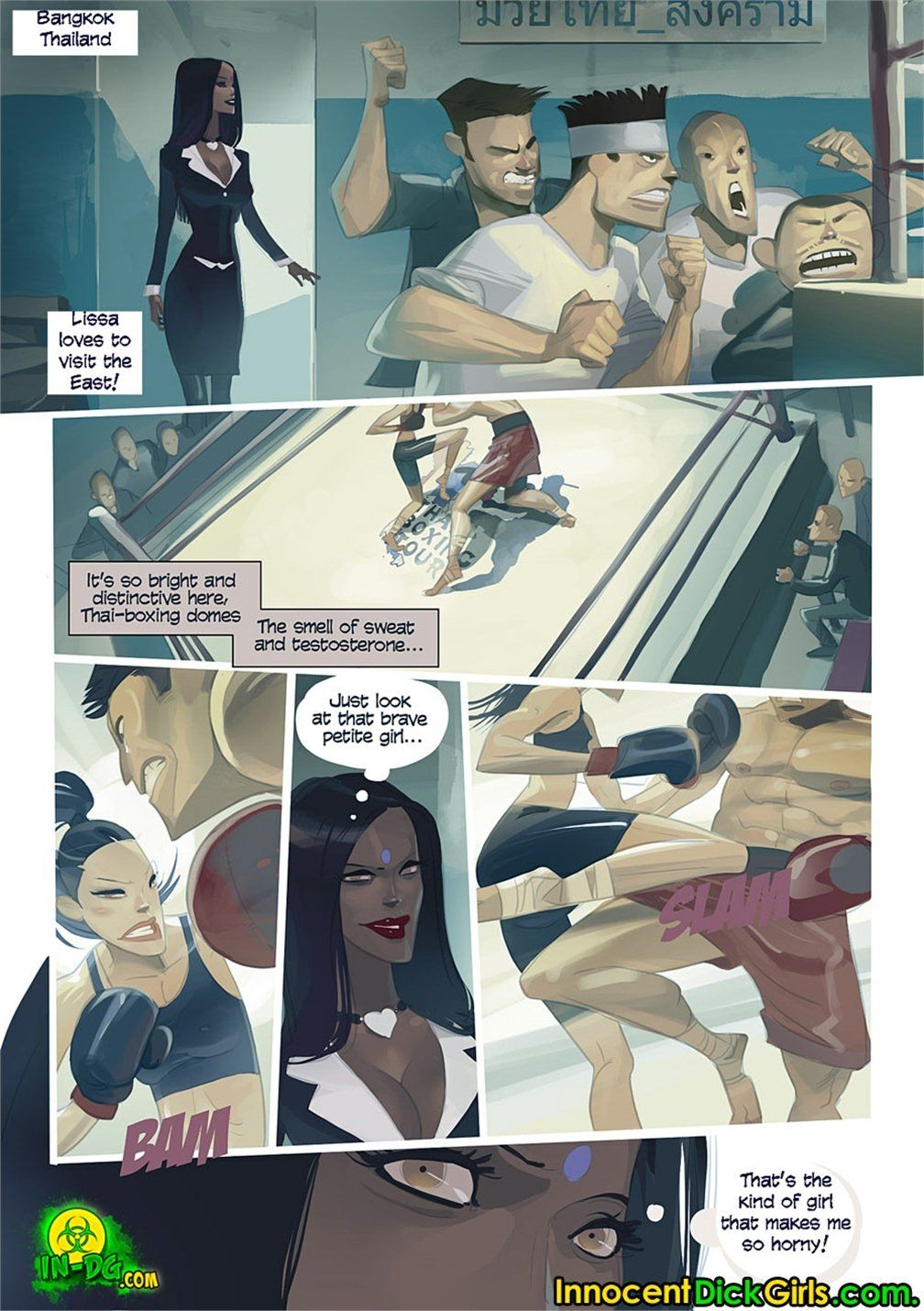 Thai Boxing-Innocent Dickgirls page 2