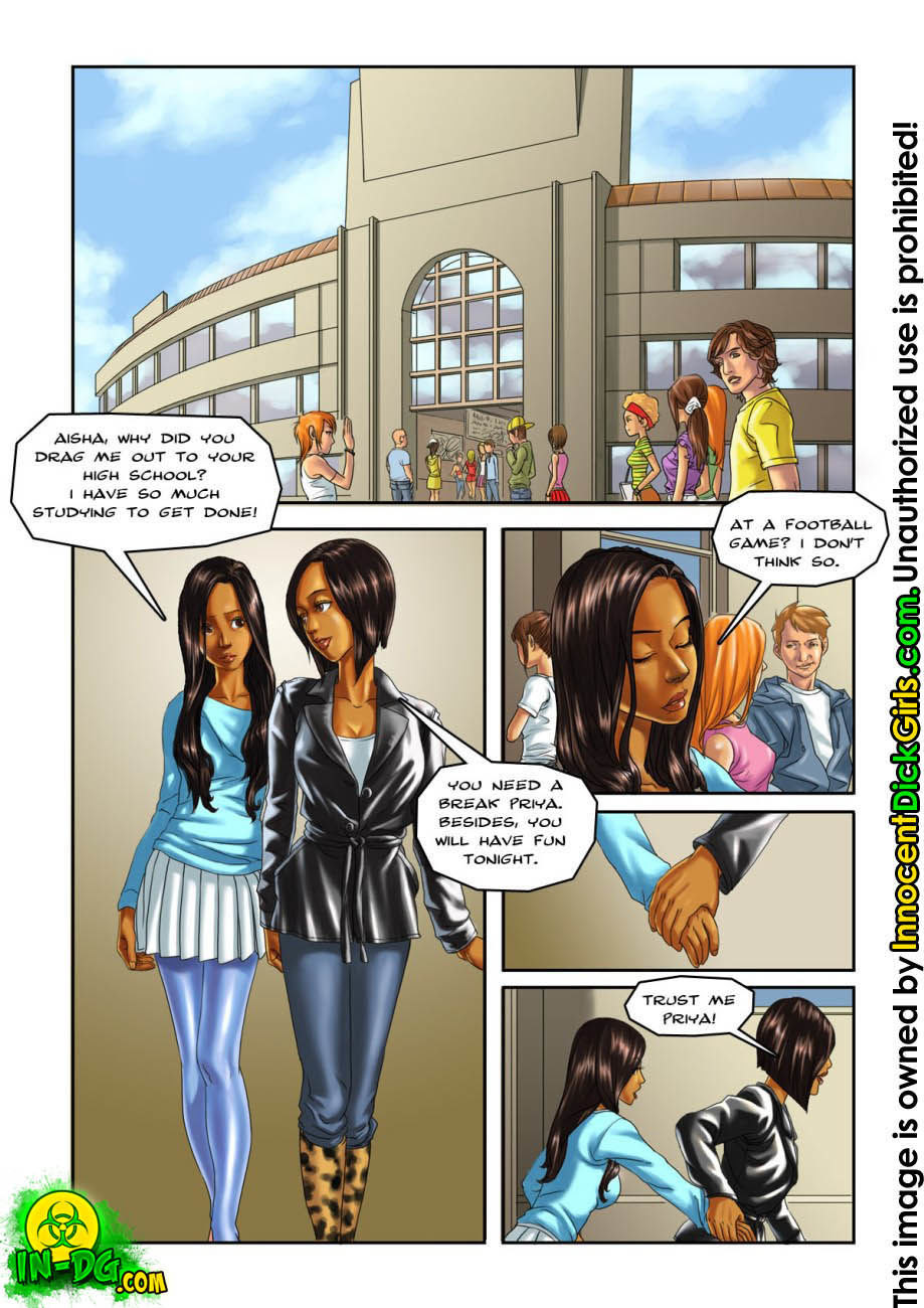 Aisha goes to Homecoming [Innocent DickGirl] page 2