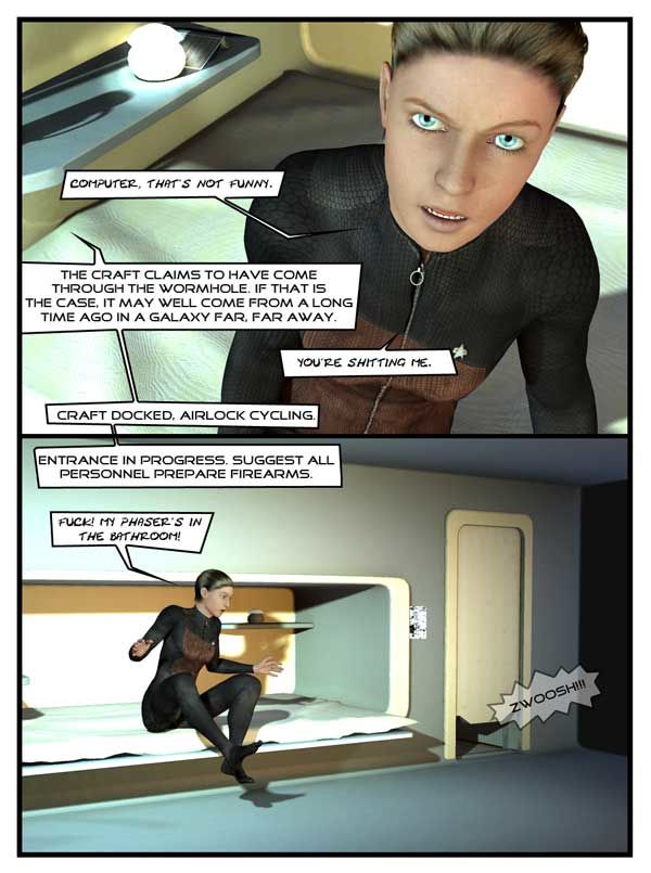 Spacey Trekky Time Tussle page 4