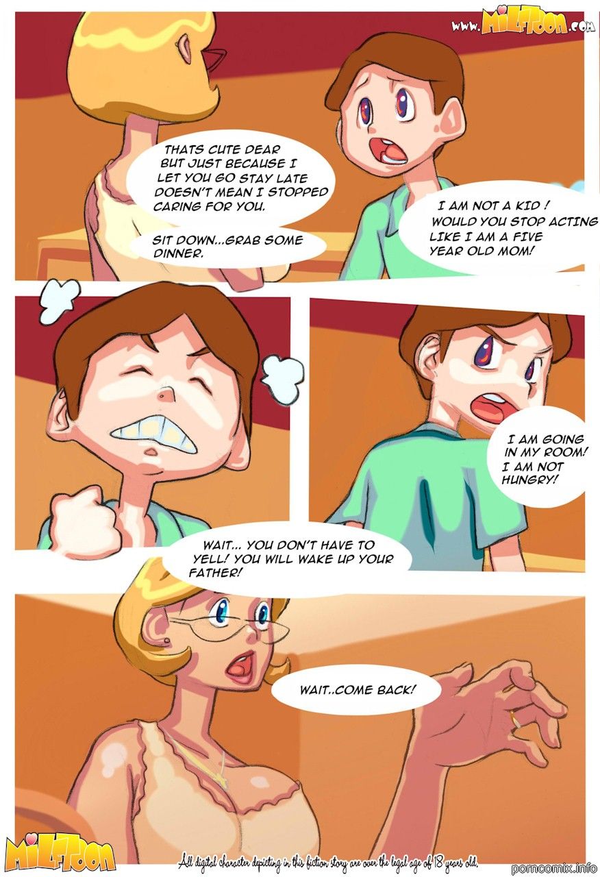 Milftoon - Few Requests busty mom sex with son page 2