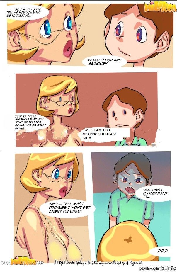 Milftoon - Few Requests busty mom sex with son page 6