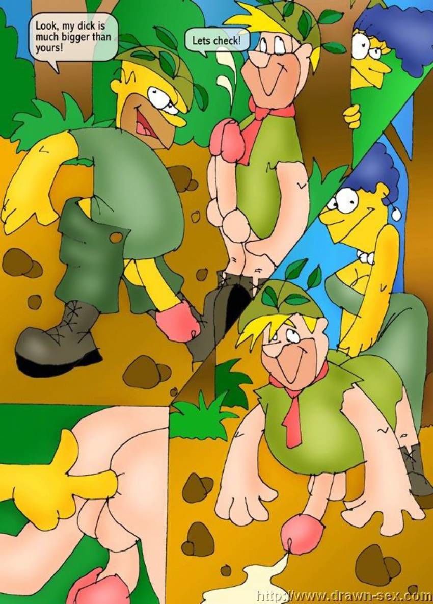 Simpsons visit Flintstones-Cartoon incest page 14
