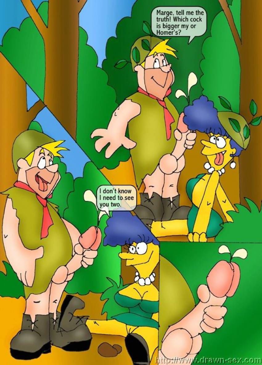 Simpsons visit Flintstones-Cartoon incest page 16