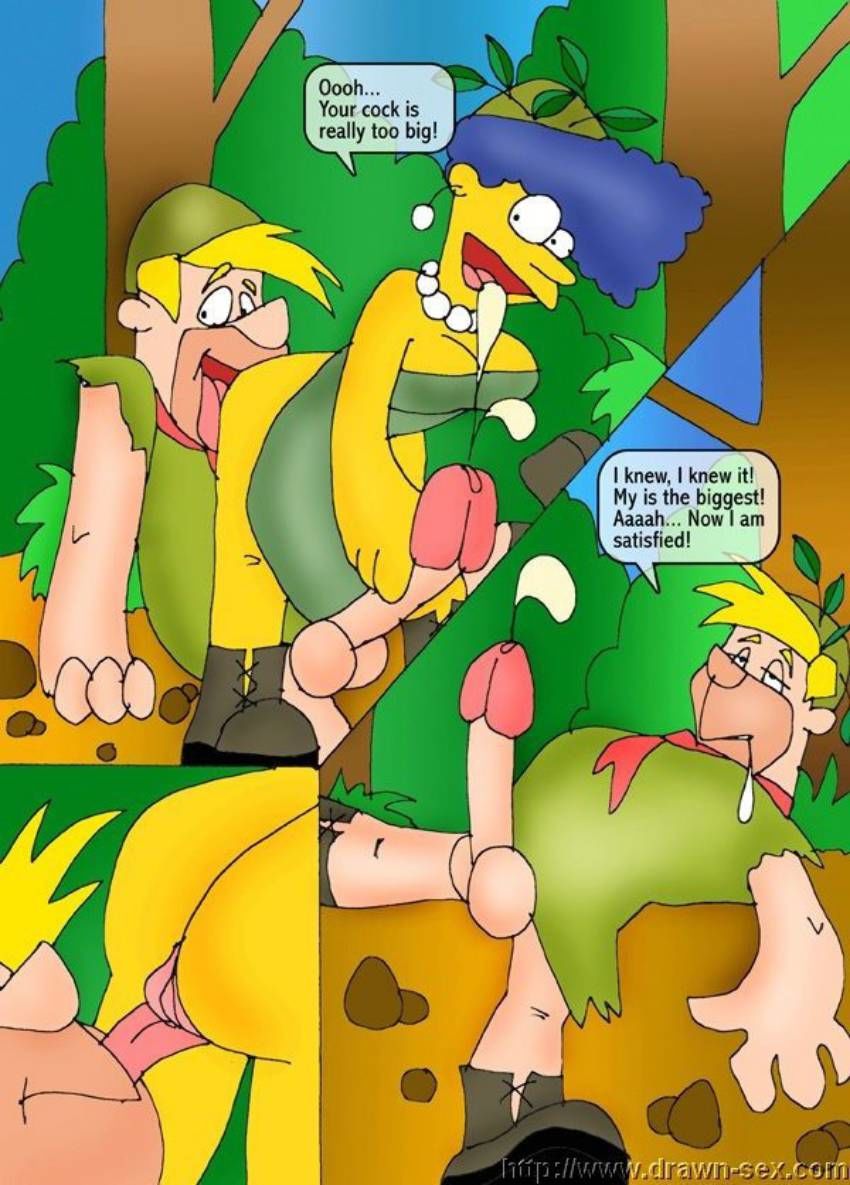 Simpsons visit Flintstones-Cartoon incest page 19