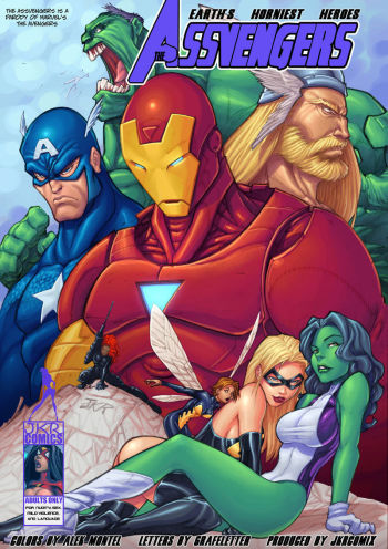 JKRcomix - Assvengers, Marvel XXX cover