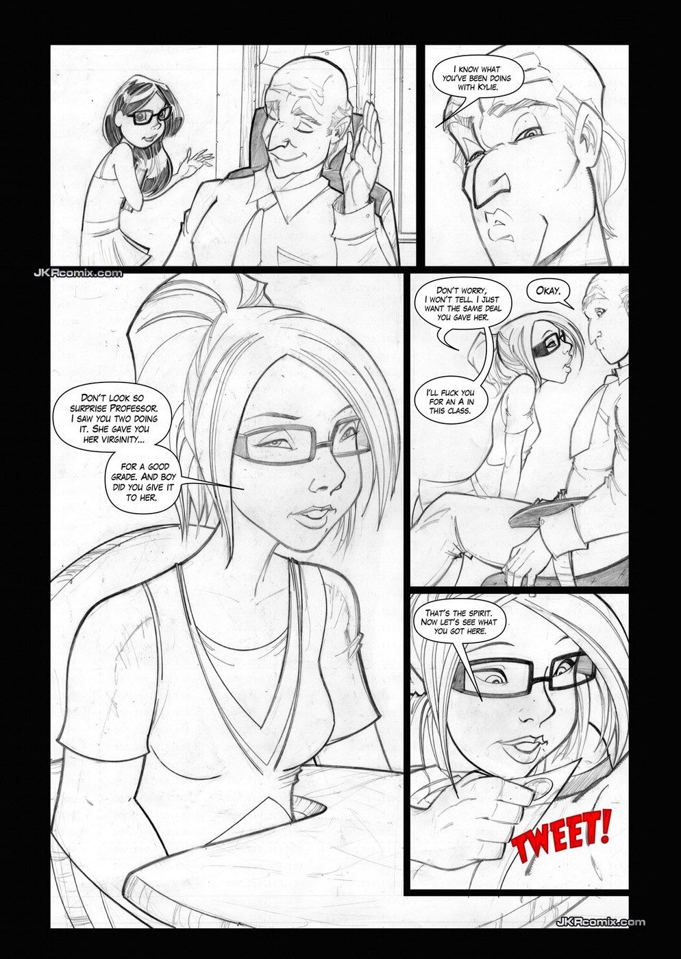 JKRcomix - Give Me An A+ 2-4 Incest page 2