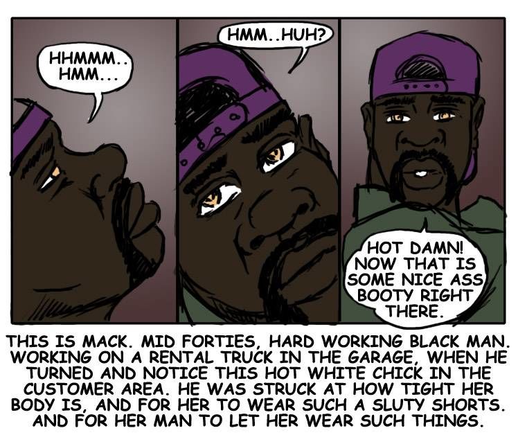Rent - illustrated interracial page 5