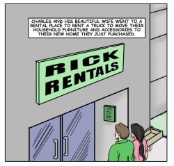 Rent - illustrated interracial