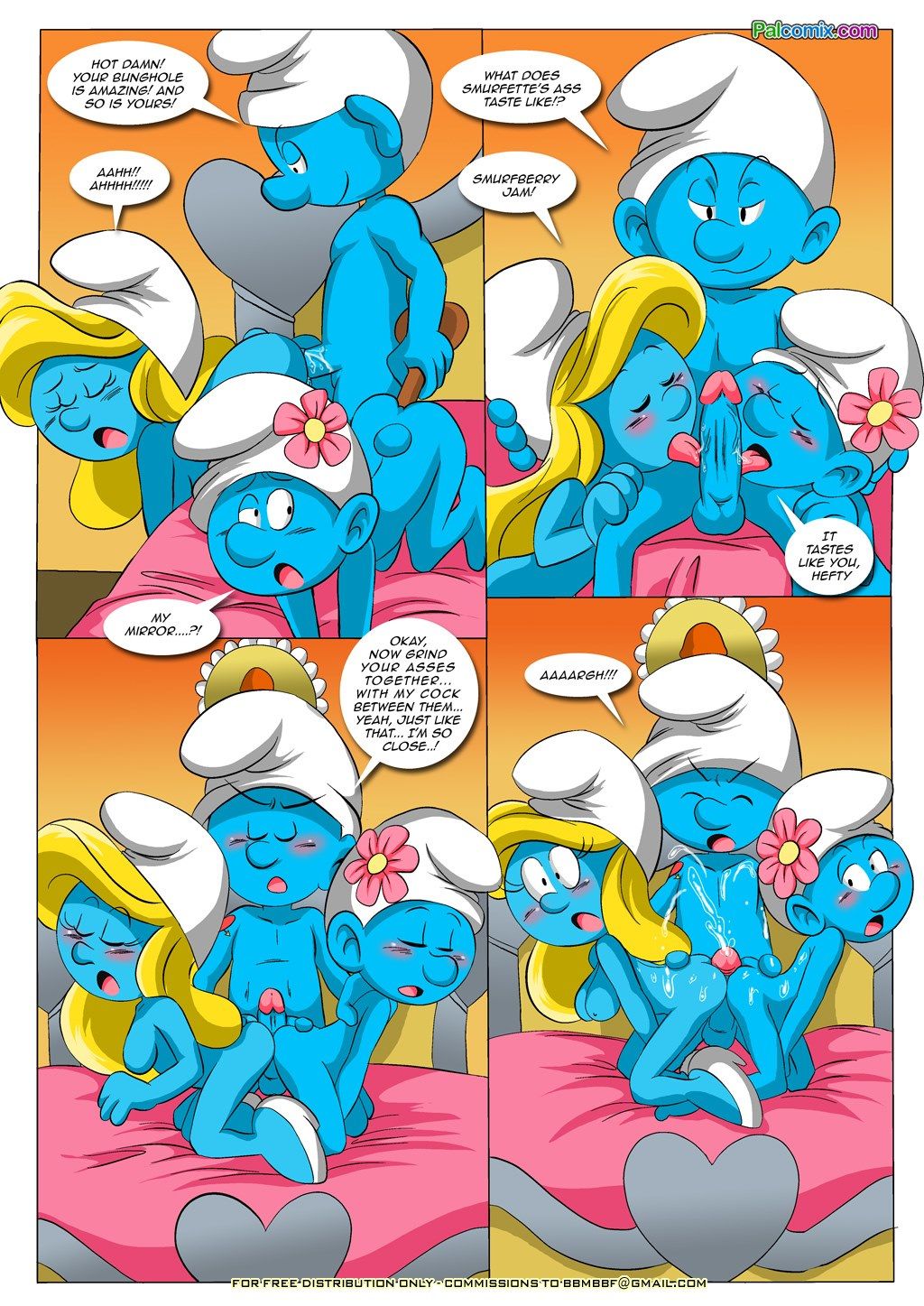 [Palcomix] Blue Light District (The Smurfs) page 11