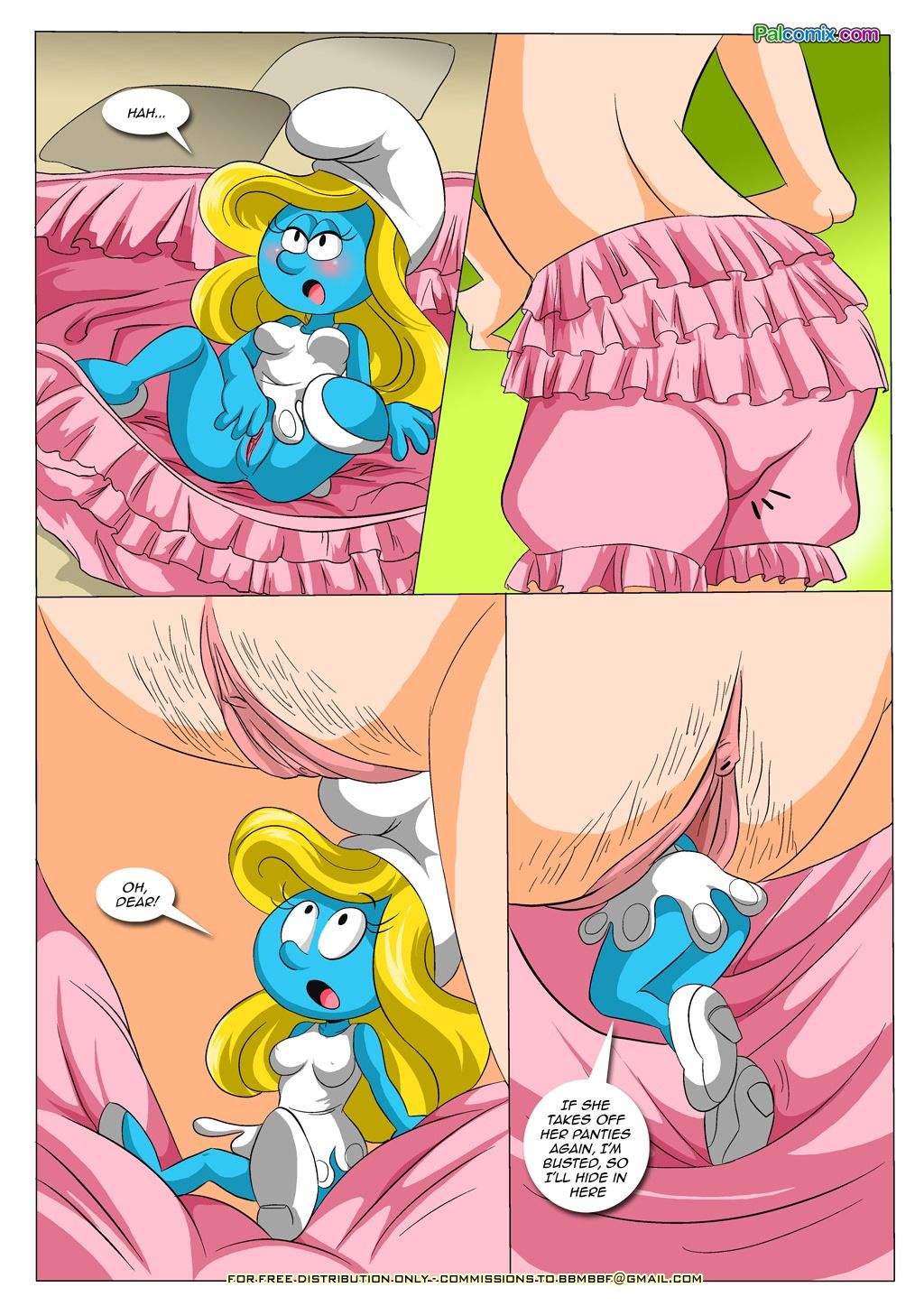 [Palcomix] Blue Light District (The Smurfs) page 2