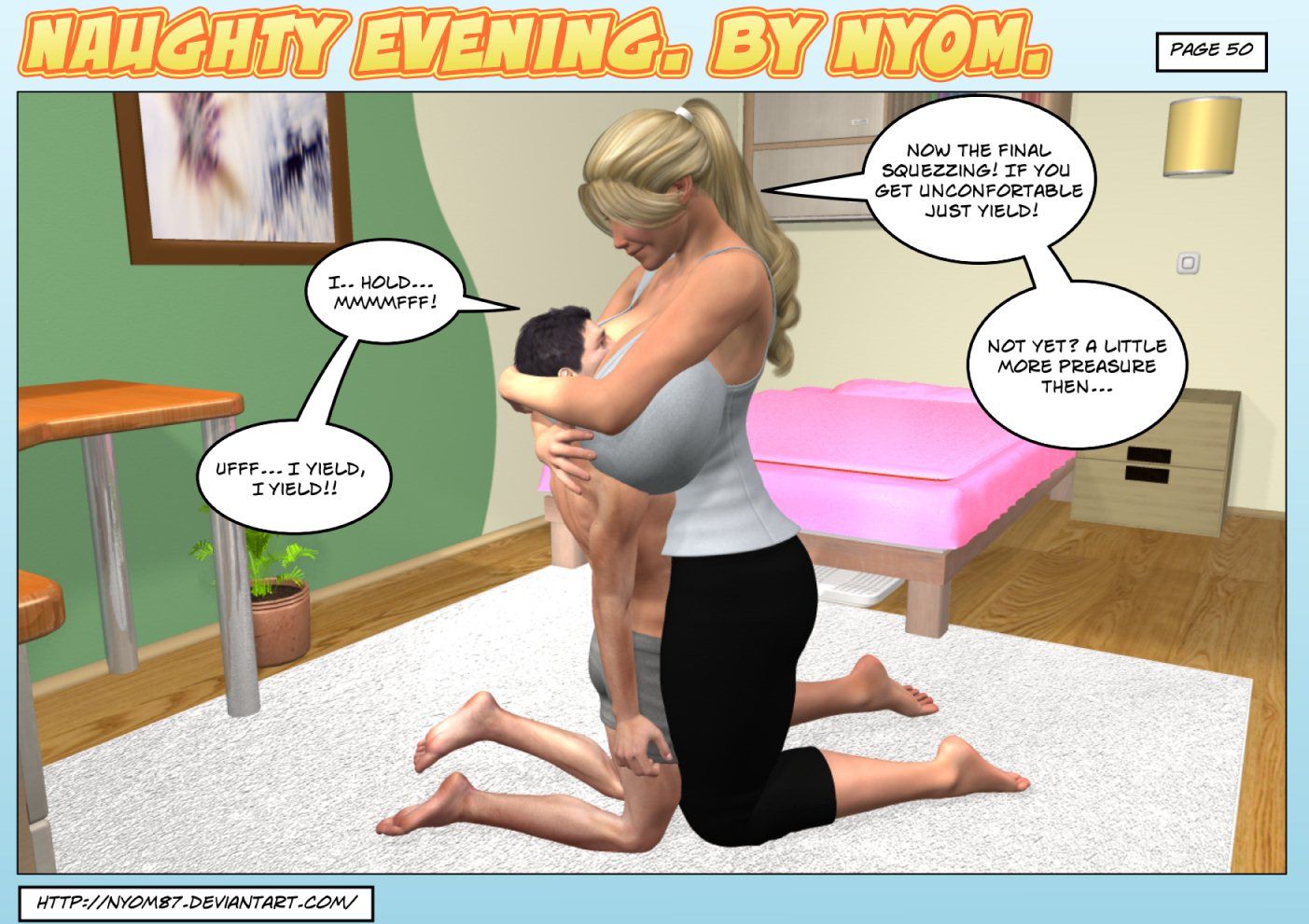 Nyom87 - Naughty evening,3D Big Boobs page 50