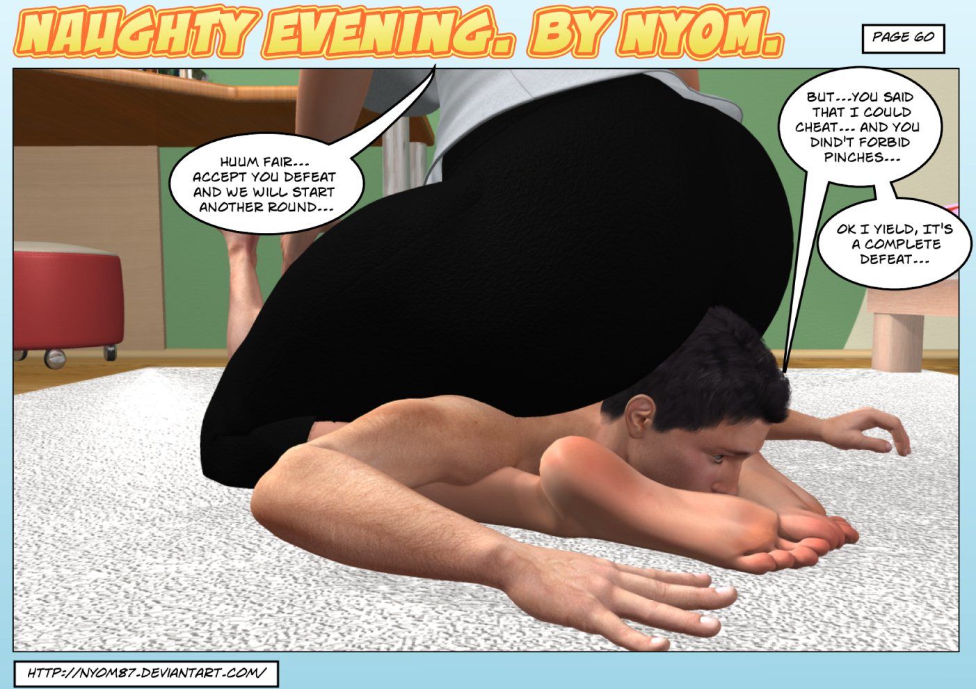 Nyom87 - Naughty evening,3D Big Boobs page 60