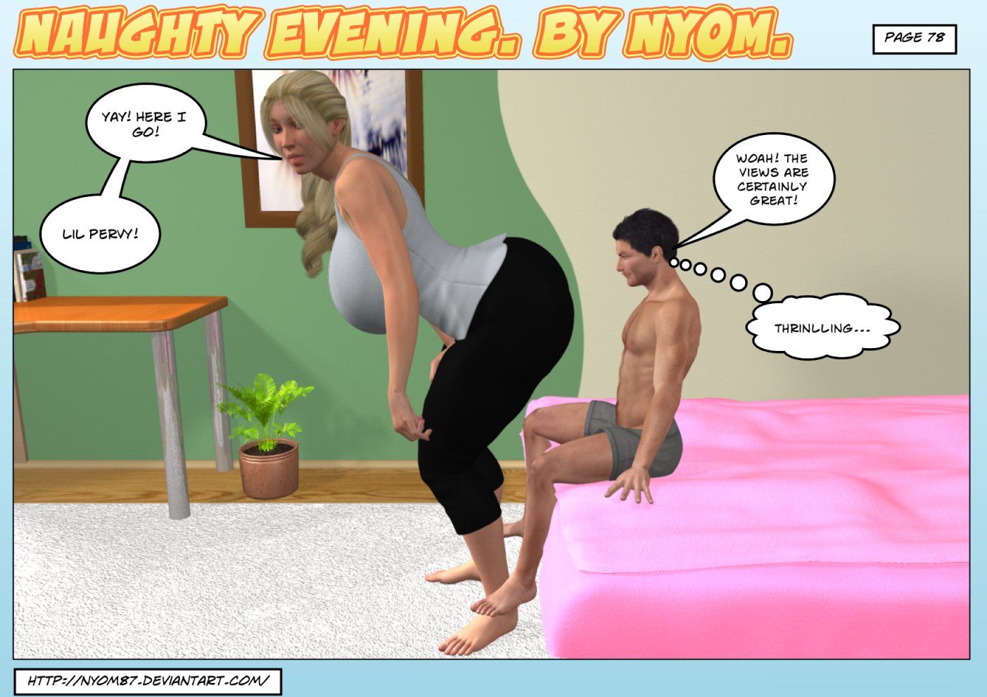 Nyom87 - Naughty evening,3D Big Boobs page 78