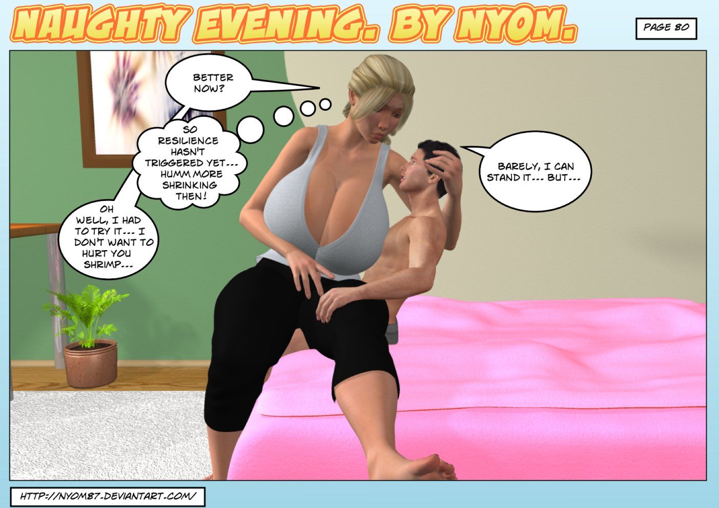 Nyom87 - Naughty evening,3D Big Boobs page 80