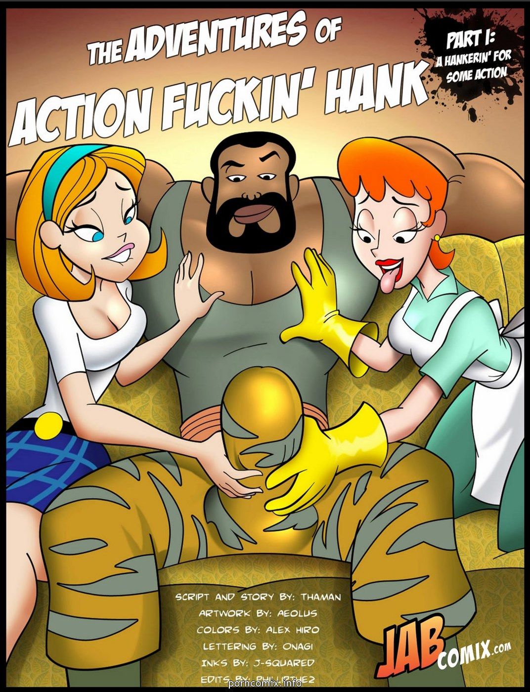 Adventures of Action Fuckin' Hank - Jab page 1