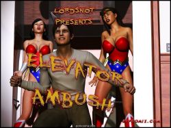 Elevator Ambush - 3D sex