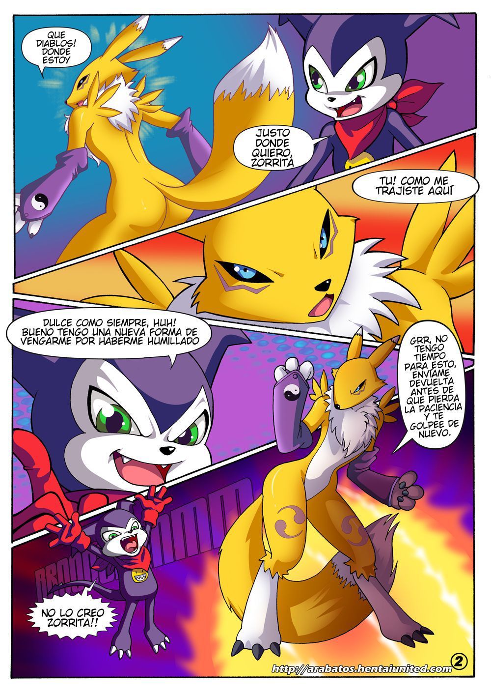 Arabatos - Digimon - furry toon sex page 2