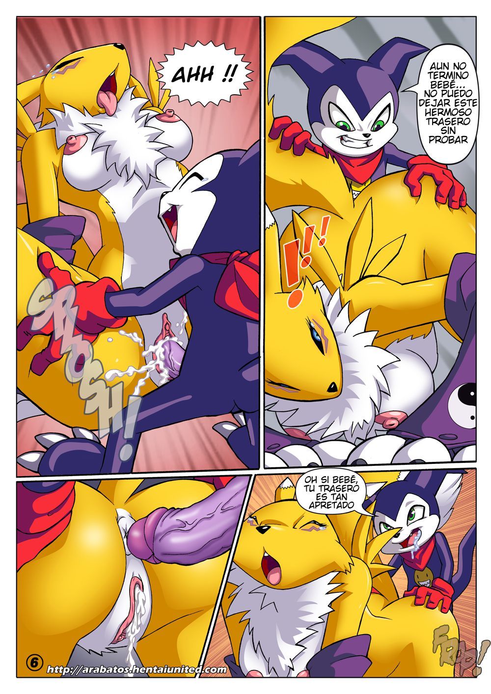 Arabatos - Digimon - furry toon sex page 6