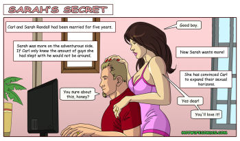Hot Wife Comics-Sarah's Secret cover