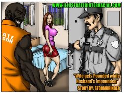 illustrated interracial - Prison Story