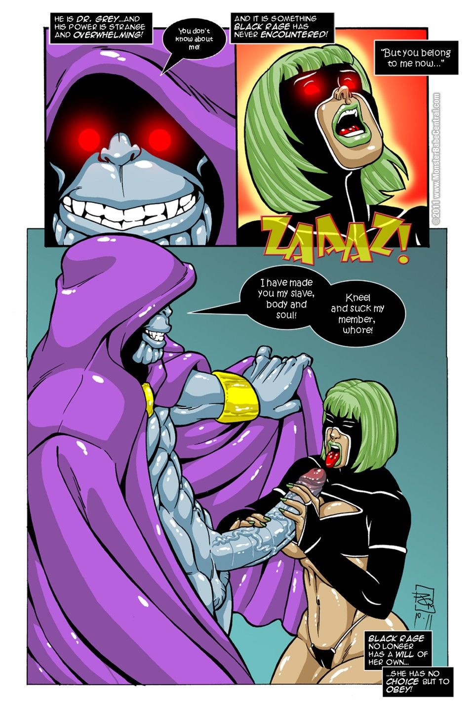 Omega Fighters 13-14,XXX Monster sex page 7